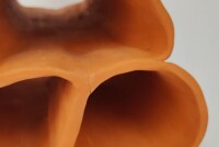 AquaKeramik axolotl cave Cave tower made of 3 tubes large terracotta small defect