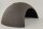 AquaKeramik igloo cave clay Ø 25 cm gate entrance dark brown No. D31