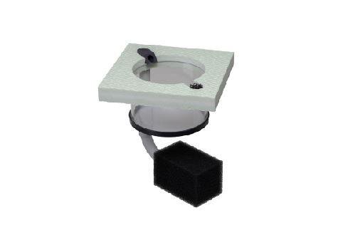 Breeding ring with filter square with hiding place, 2 sizes