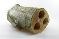 Alder wood cave Triple cave 45 mm Ø 19-21 cm total...