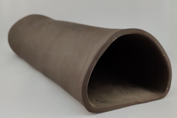 Front Entrance Cave Catfish Cave 15x11x51 cm dark brown with small defect