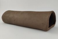 Front entrance cave catfish cave 5-9x28 cm with very small defect dark brown