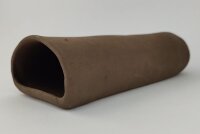 Front entrance cave catfish cave 5-9x28 cm with very small defect dark brown