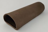 Front entrance cave catfish cave 5-9x28 cm with very small defect dark brown