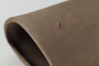 Front entrance cave catfish cave 5-9x28 cm with very small defect dark brown