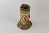 Hollow trunk small made of clay for planting, as shrimp...