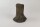 Small hollow clay trunk for planting, as shrimp trunk or just for decoration black H31