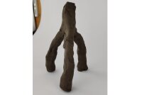 Small clay root replica root dark brown as shelter