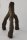 Small clay root replica root dark brown as shelter