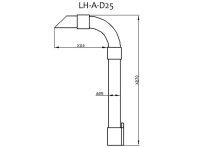 Aquarium Air lifter Nano &Oslash; 16 mm for HMF filtration in the nano aquarium