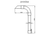 Aquarium Air lifter Nano &Oslash; 16 mm for HMF filtration in the nano aquarium