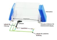Free floating breeding box small - incl. bark hiding places