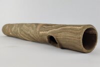 Clay tube with window 42 cm long camouflage as hiding place or plant tower