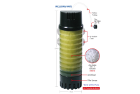 Ziss Aqua ZB-300 Bubble Bio air operated aquarium filter