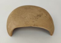 AquaKeramik igloo cave made of clay &Oslash; 18 cm gate entrance brown mottled flat