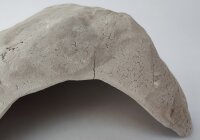 Stone cave Jodi made of clay Vintage with small crack