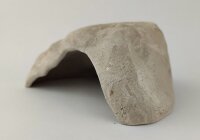 Stone cave Jodi made of clay Vintage with small crack