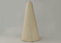 Clay discus spawning cone without groove with small defect