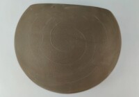 AquaKeramik igloo cave made of clay &Oslash; 24 cm Gate entrance Dark brown