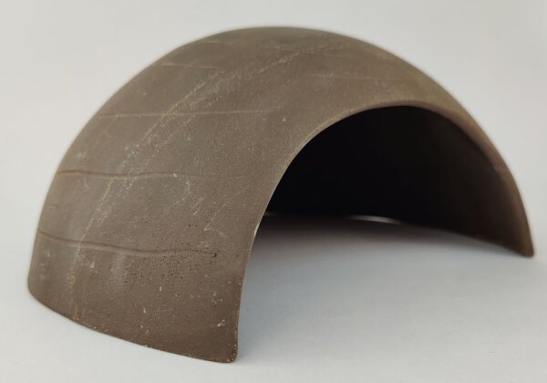 AquaKeramik igloo cave made of clay Ø 24 cm Gate entrance Dark brown
