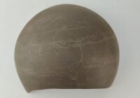 AquaKeramik igloo cave made of clay &Oslash; 24 cm Gate entrance Dark brown