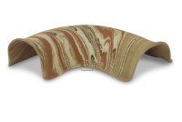 AquaKeramik Curved clay tunnel Axolotl cave