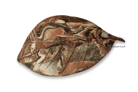 AquaKeramik large clay leaf as a hiding place