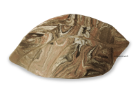 AquaKeramik large clay leaf as a hiding place