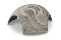 AquaKeramik Igloo clay cave Axolotl cave 18 cm &Oslash; 3 entrances