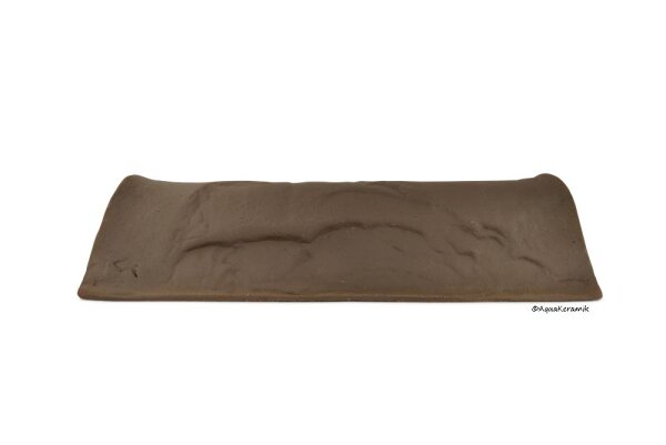 AquaKeramik medium clay tunnel for axolotl cave 23-25 cm with textured surface