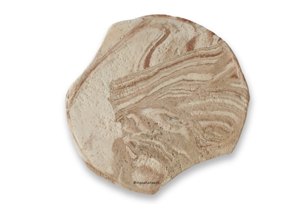 AquaKeramik Planting plate irregular shape ca. 8 cm