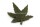 Deco clay Hemp leaf for Aquarium