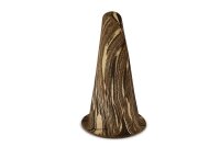 Clay discus spawning cone with gutter