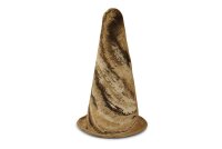 Clay discus spawning cone with gutter