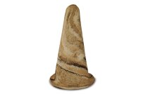 Clay discus spawning cone with gutter