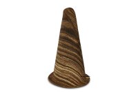 Clay discus spawning cone with gutter