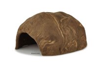 AquaKeramik Rock Tunnel Rounded Stone Tunnel ca. 29x19x13 cm - safe hiding place also for Axolotl