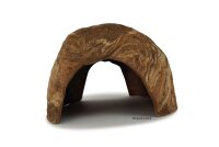 AquaKeramik Rock Tunnel Rounded Stone Tunnel ca. 29x19x13 cm - safe hiding place also for Axolotl