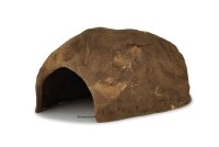 AquaKeramik Rock Tunnel Rounded Stone Tunnel ca. 29x19x13 cm - safe hiding place also for Axolotl