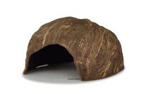 AquaKeramik Rock Tunnel Rounded Stone Tunnel ca. 29x19x13 cm - safe hiding place also for Axolotl