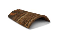 Clay Bark hiding place 12 x 20 cm for aquarium