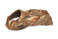 Stone cave Mountain made of clay for aquarium and terrarium