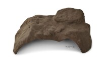 Stone cave ,Robin made of clay Entrance suitable for axolotl