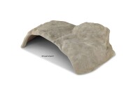 Stone cave ,Robin made of clay Entrance suitable for axolotl