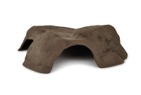 Stone cave ,Robin made of clay for aquarium and terrarium