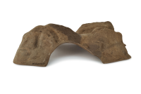 Stone cave ,Robin made of clay for aquarium and terrarium
