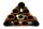 Clay cave stacking aid Set of 3
