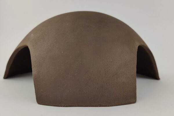 AquaKeramik igloo cave clay Ø 25 cm 3 inputs dark brown without surface pattern