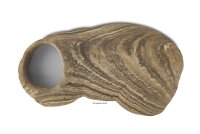 Stone cave Mountain-Igloo made of clay for aquarium and terrarium