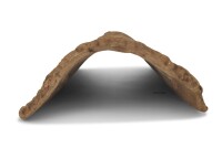 AquaKeramik medium clay tunnel for axolotl cave 23-25 cm with stone structure